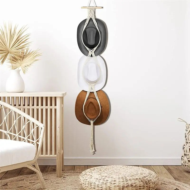 porte chapeau mural vintage
