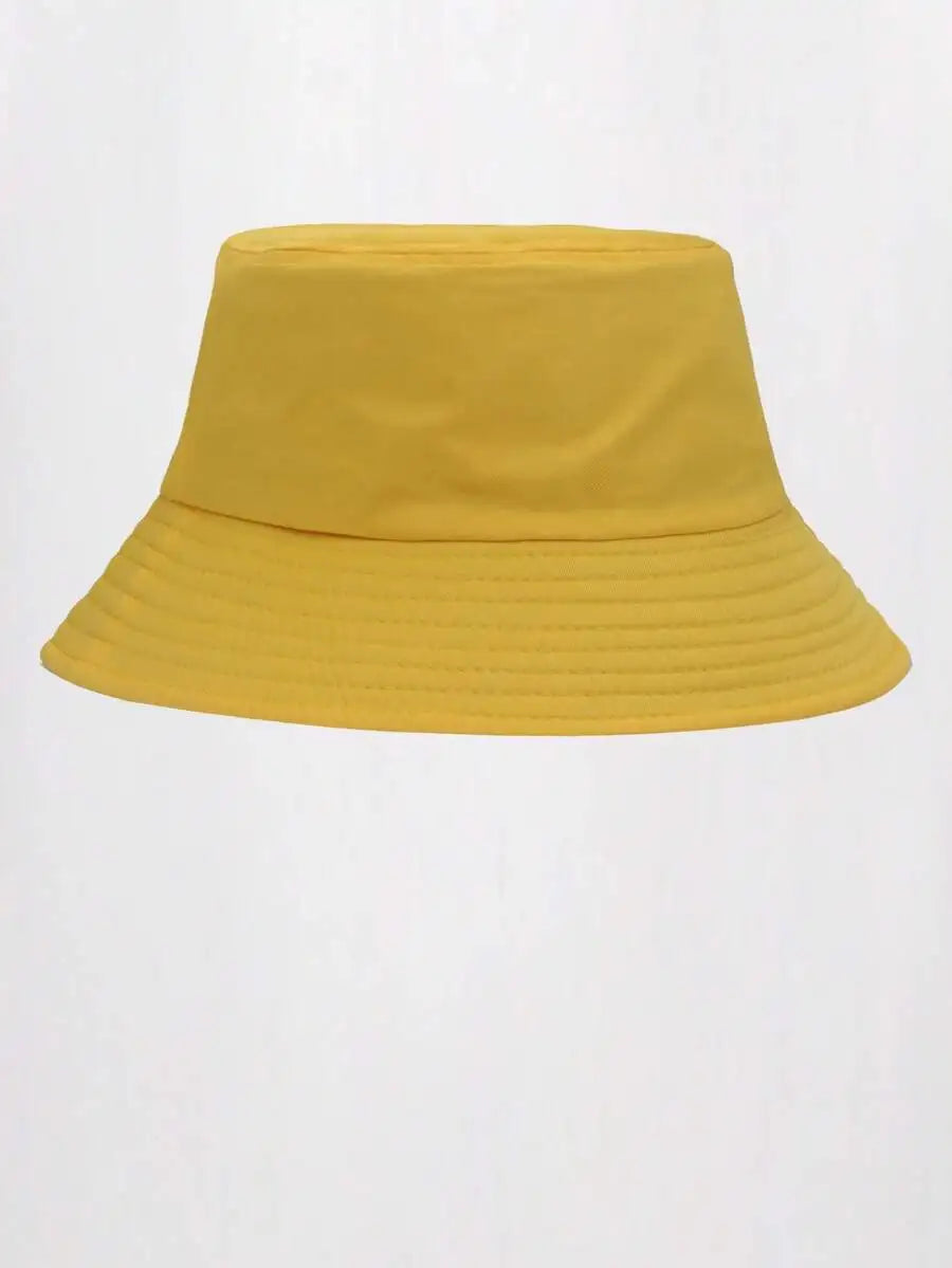 Chapeau RTL vintage bob jaune