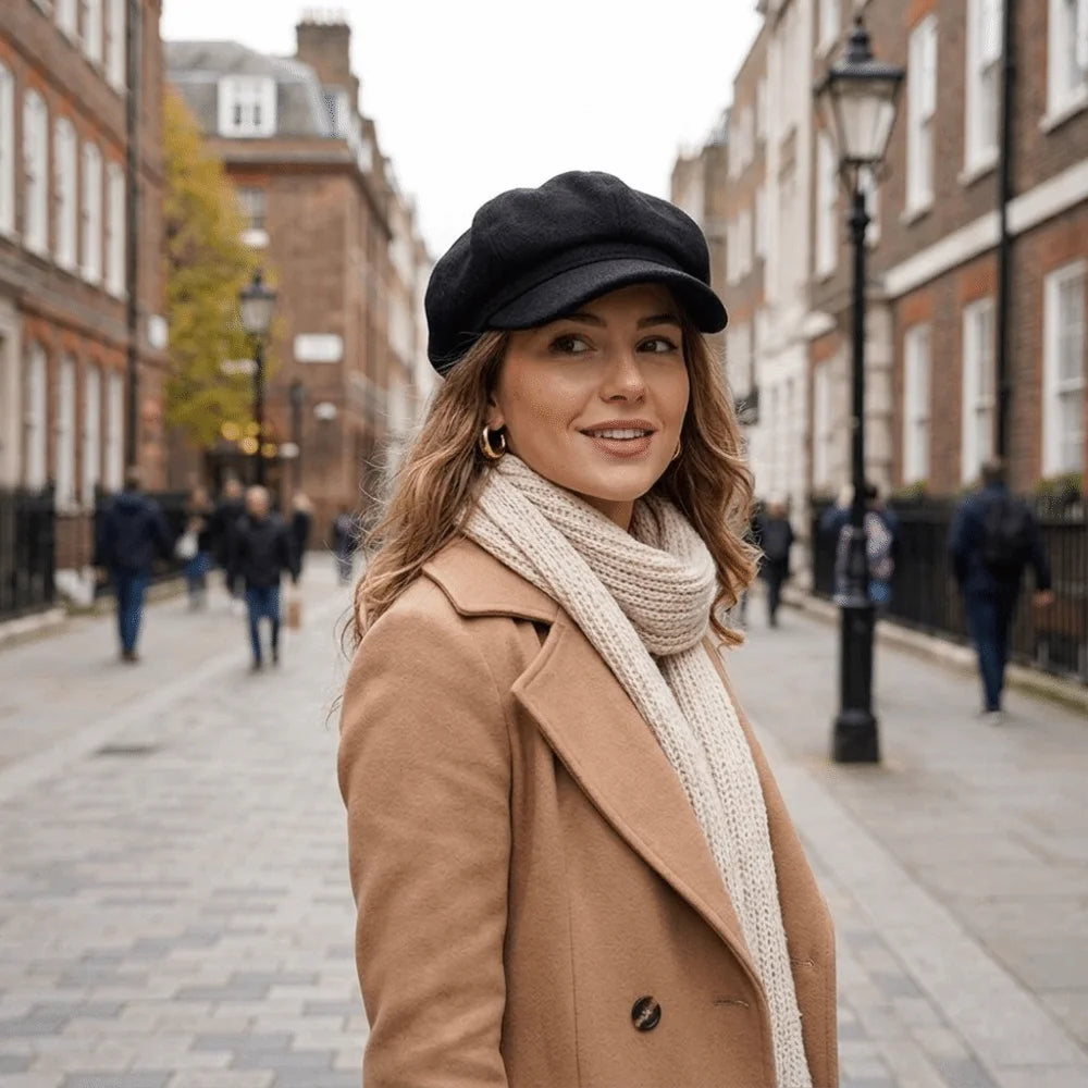 chapeau beret femme hiver vintage