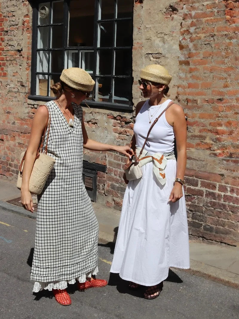 chapeau bibi en paille naturelle vintage