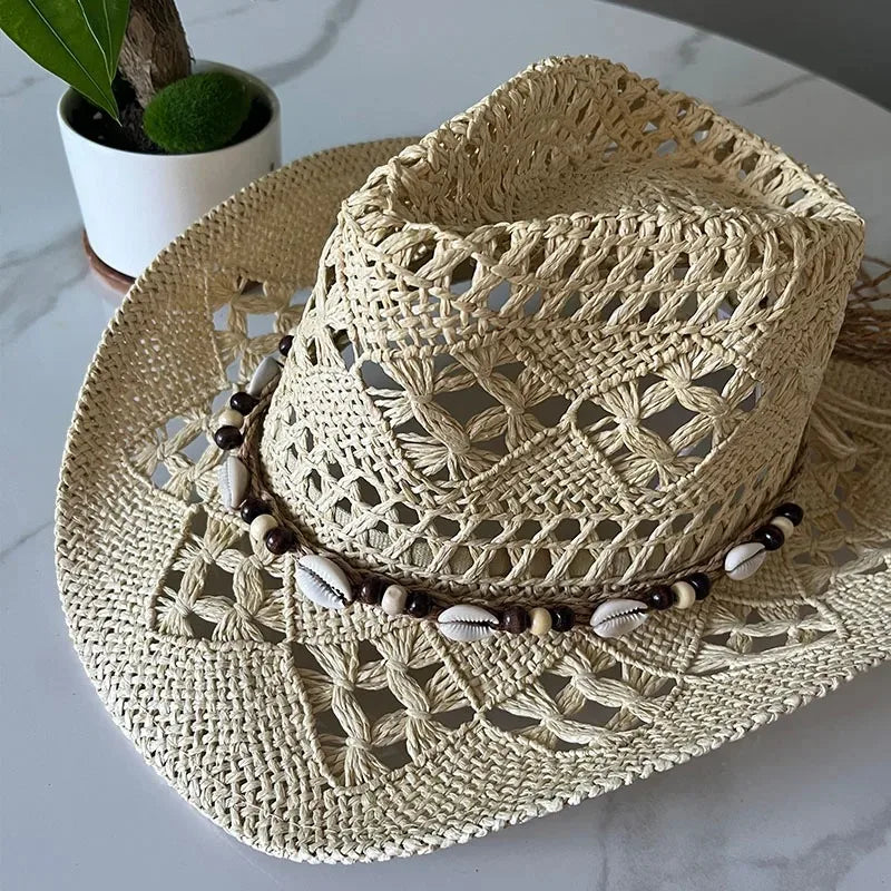 chapeau de paille boheme vintage