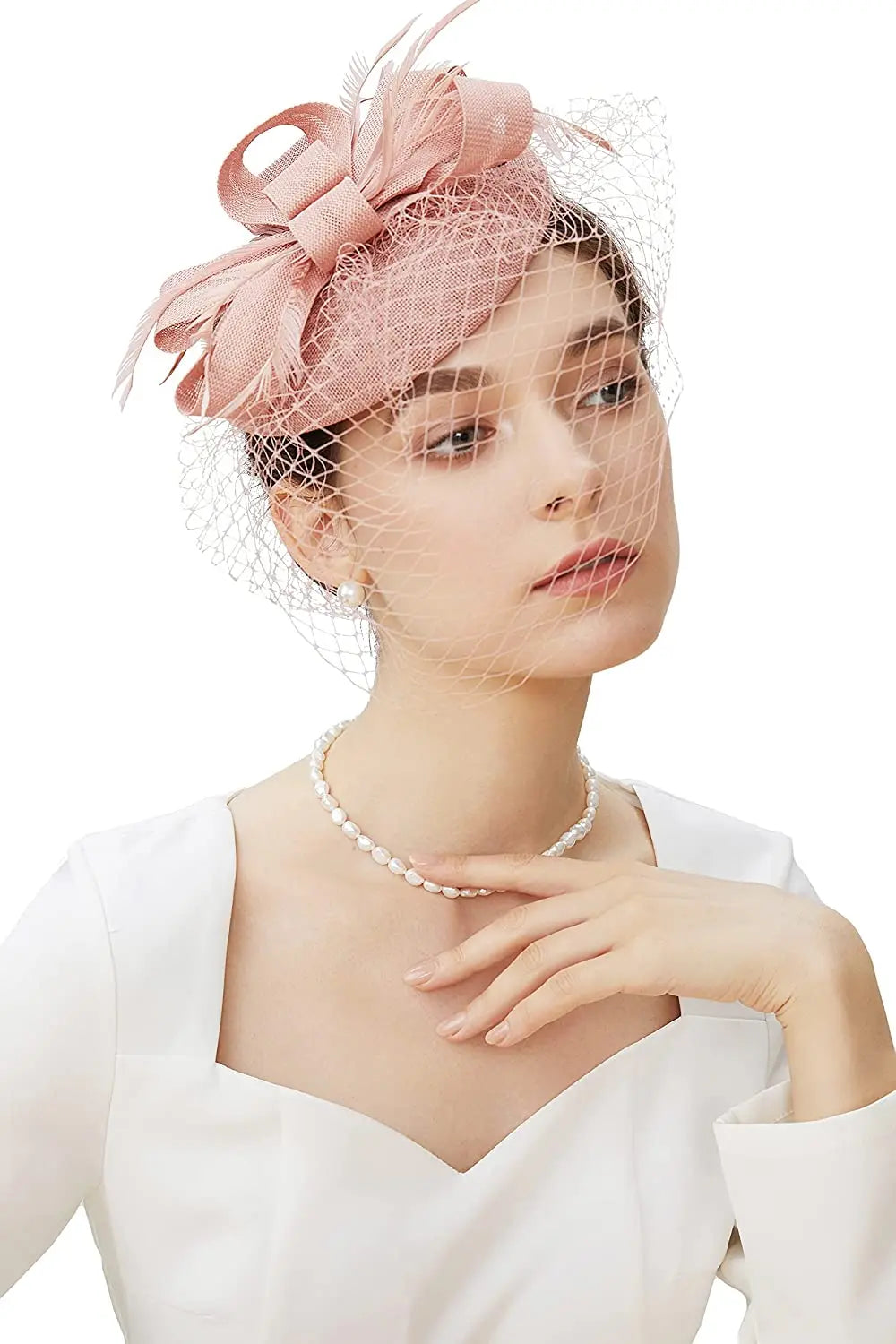 chapeau rose vintage parisienne