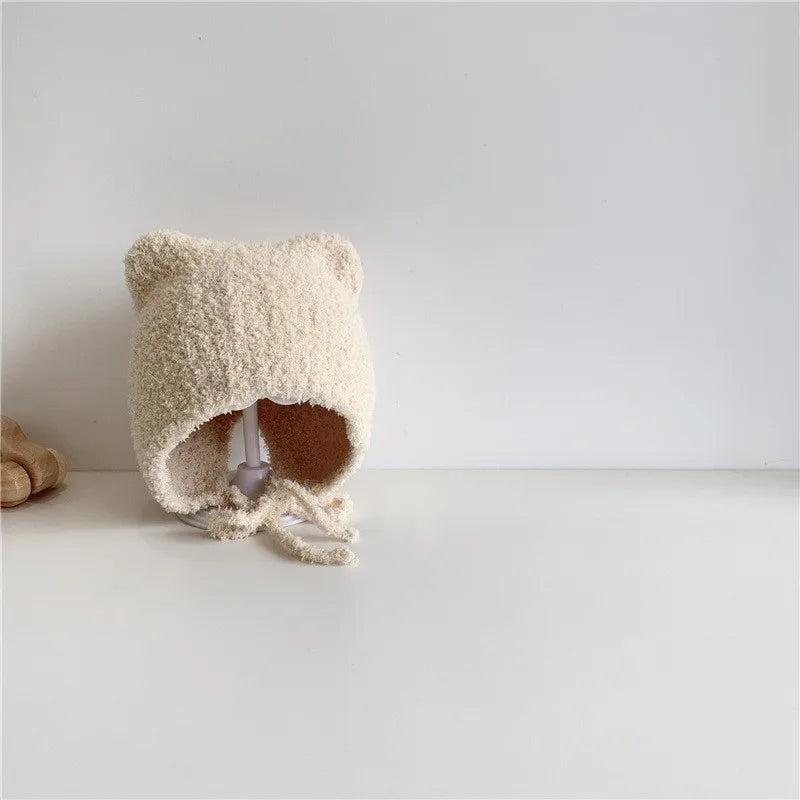 chapeau bébé vintage tricot