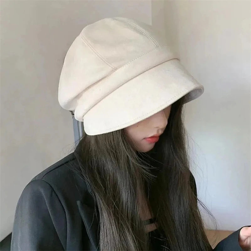 chapeau femme  vintage velour souple