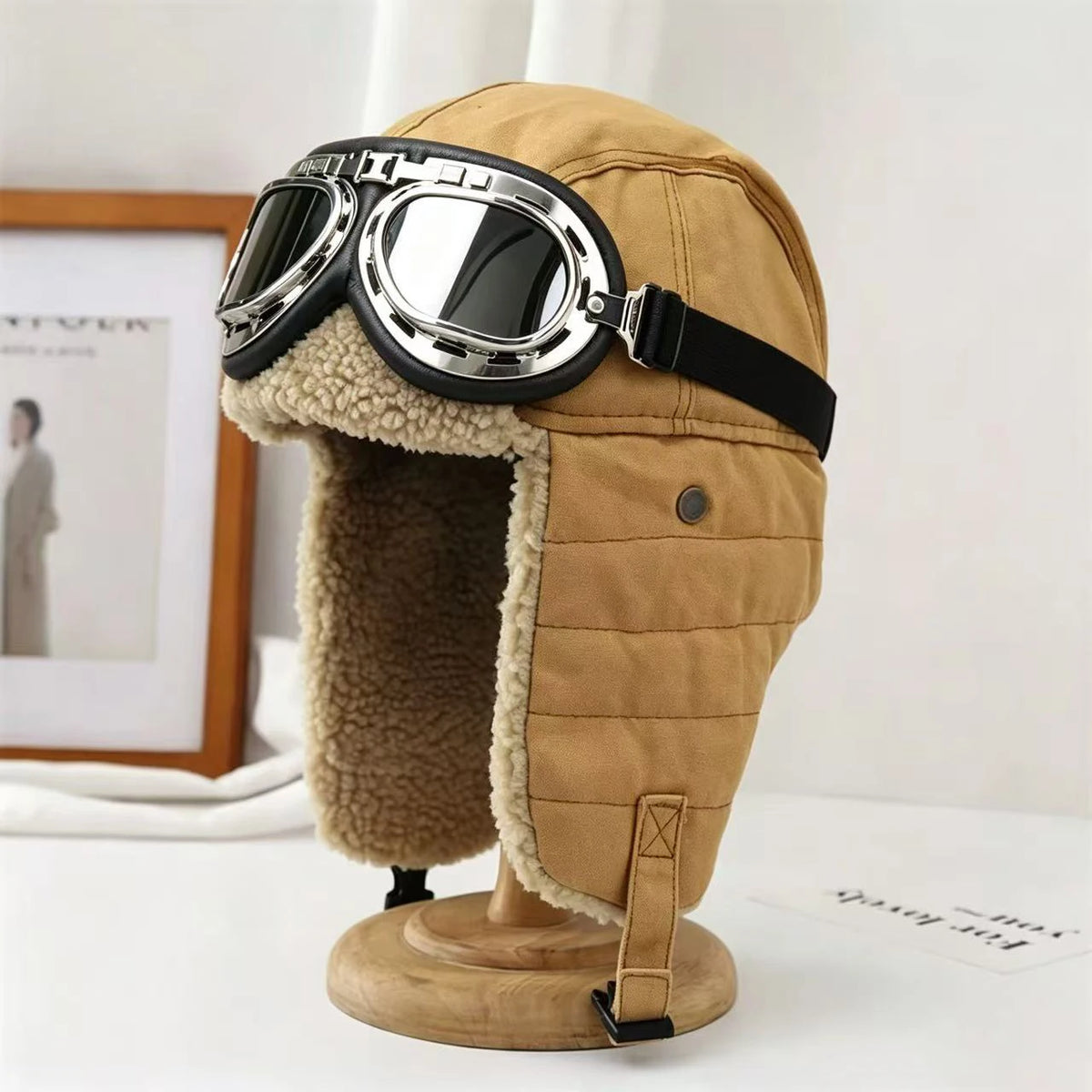 chapeau aviateur vintage