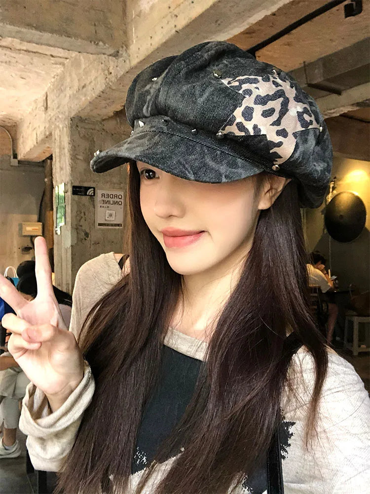 chapeau beret personnalisé vintage