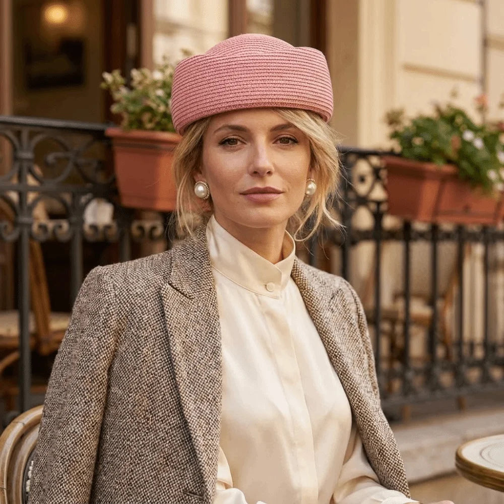 chapeau hôtesse de l'air vintage