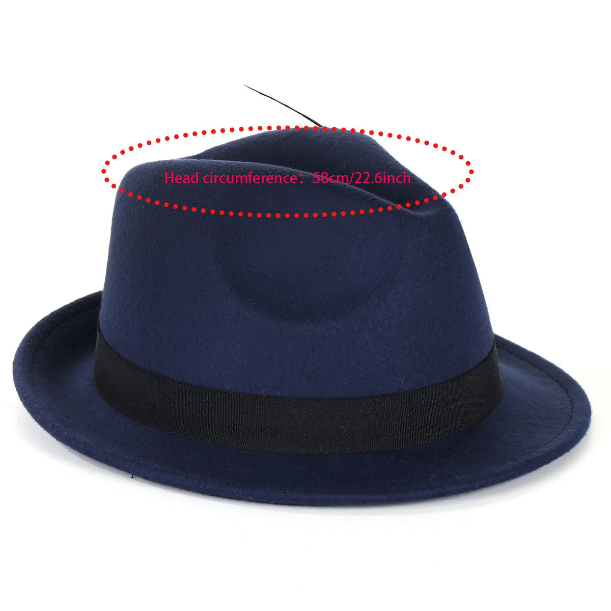 chapeau triby gris vintage brodé gangster