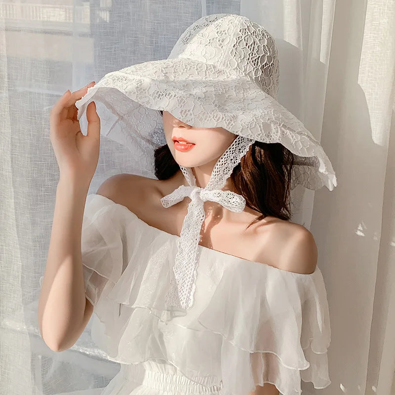 chapeau dentelle vintage