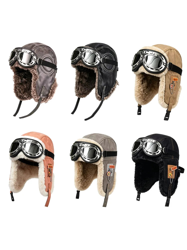 chapeau aviateur vintage