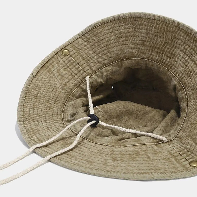 chapeau gris militaire vintage