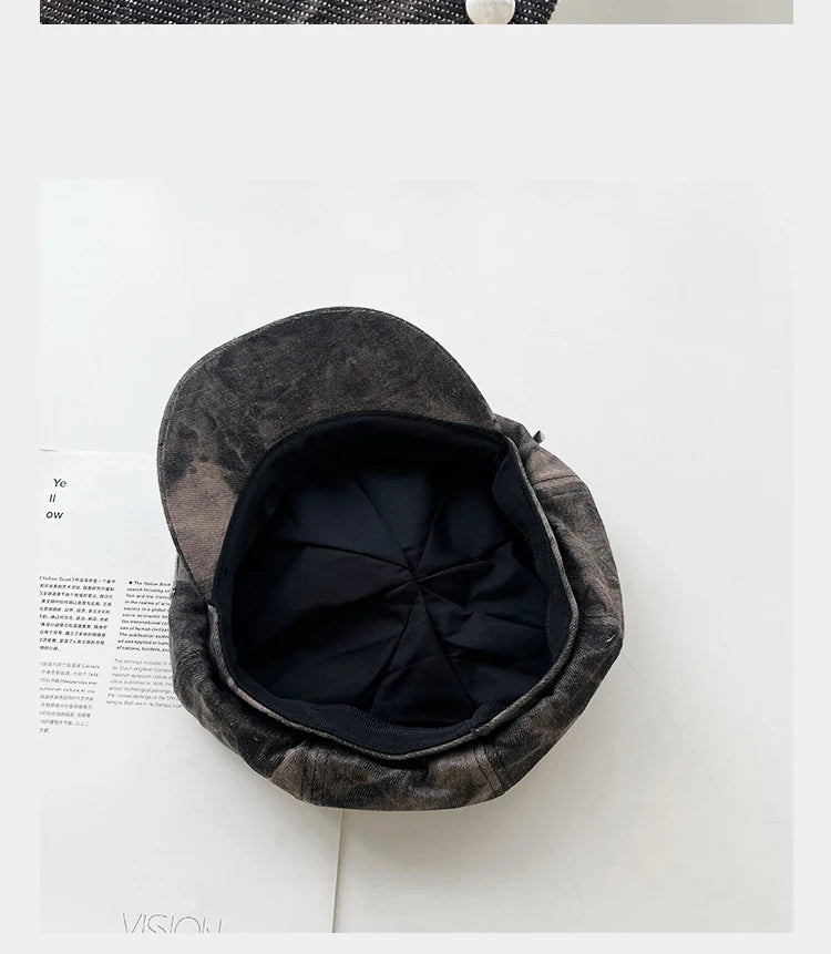 chapeau beret personnalisé vintage