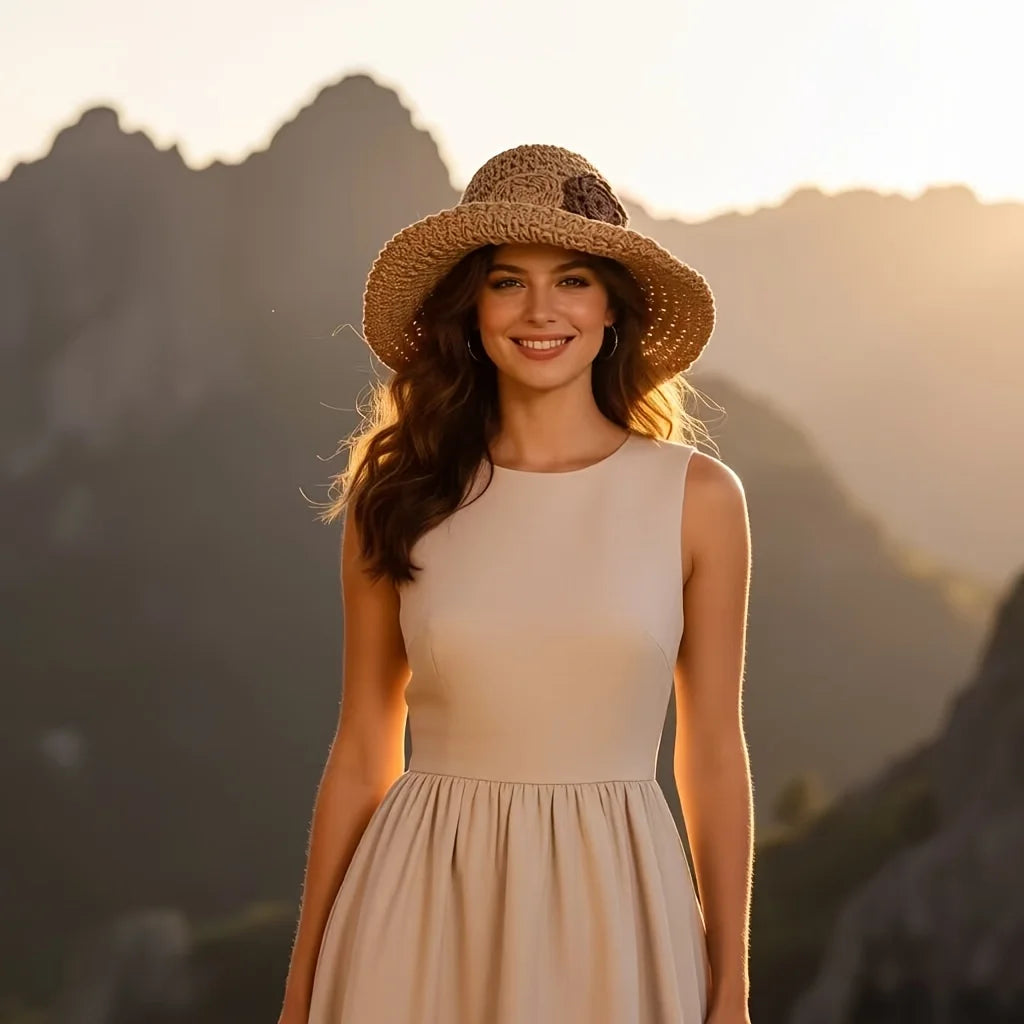 chapeau de paille boheme