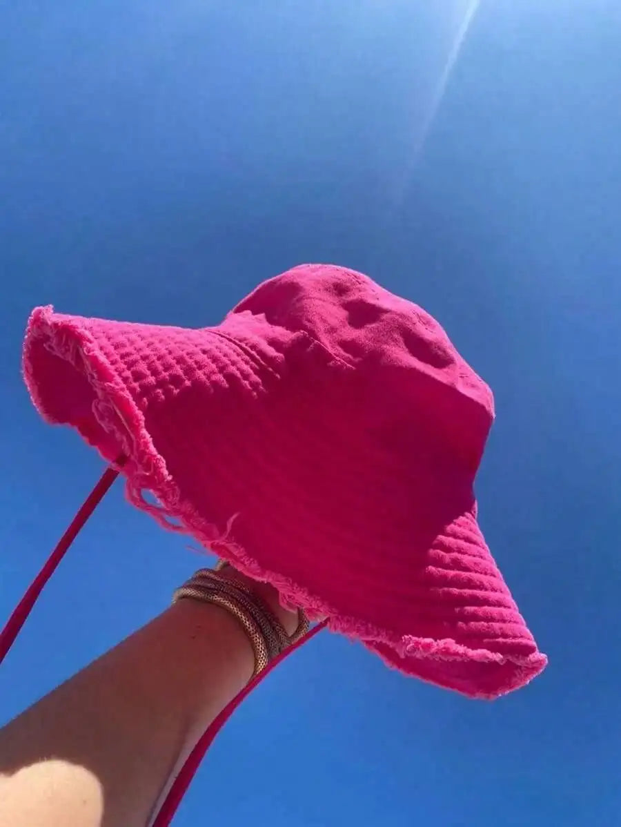 chapeau rose vintage