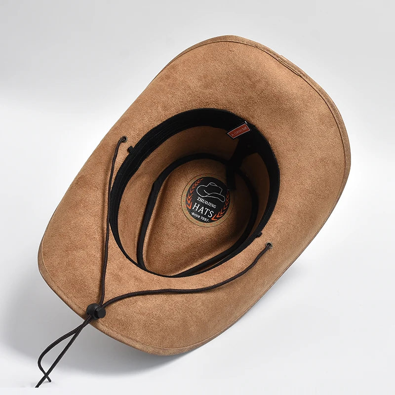 chapeau cuir vintage