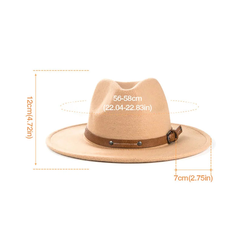 chapeau en laine vintage