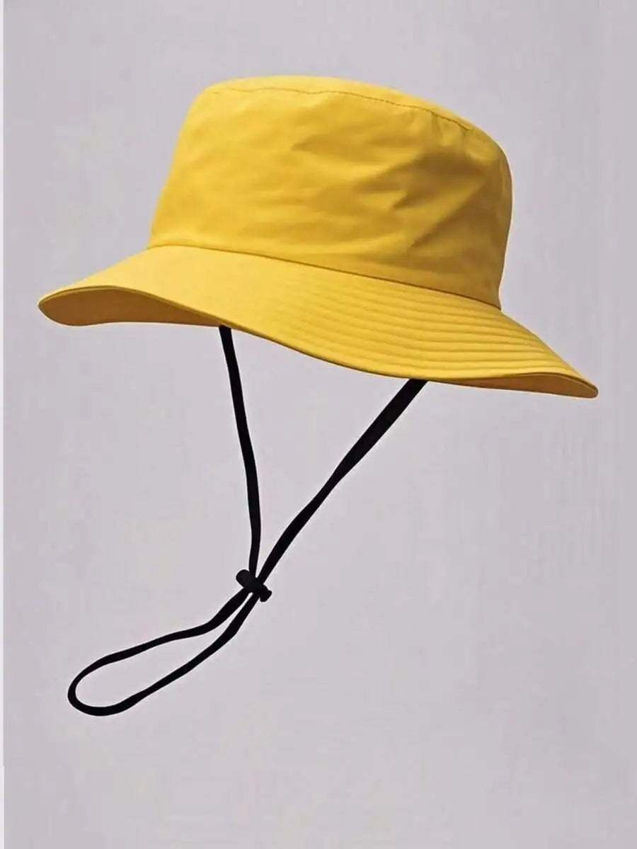 Chapeau RTL vintage bob jaune