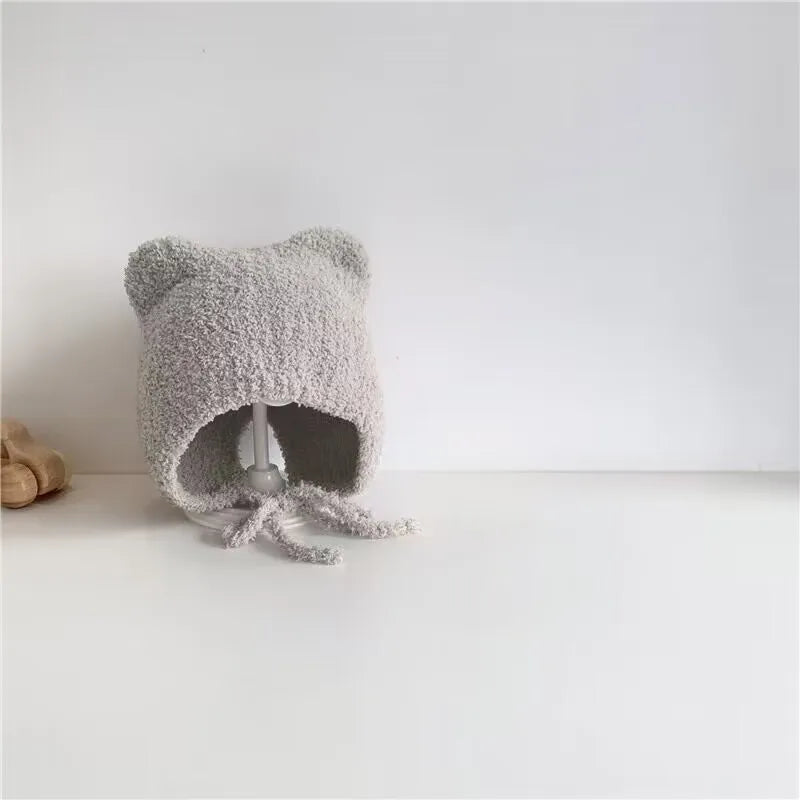 chapeau bébé vintage tricot