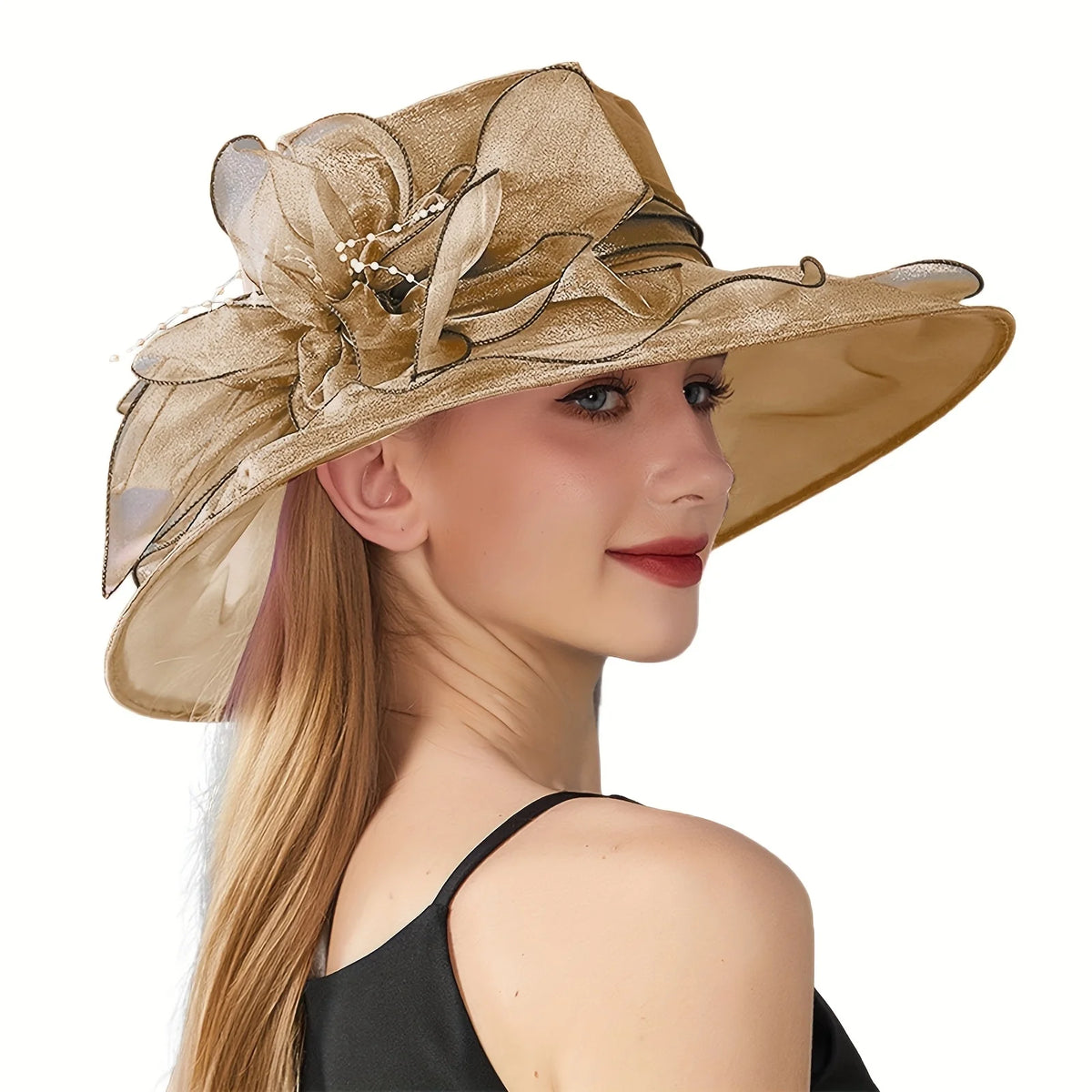 organdi chapeau vintage