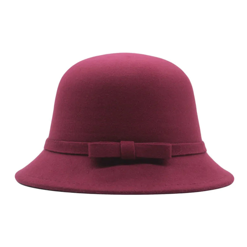 chapeau femme vintage rouge