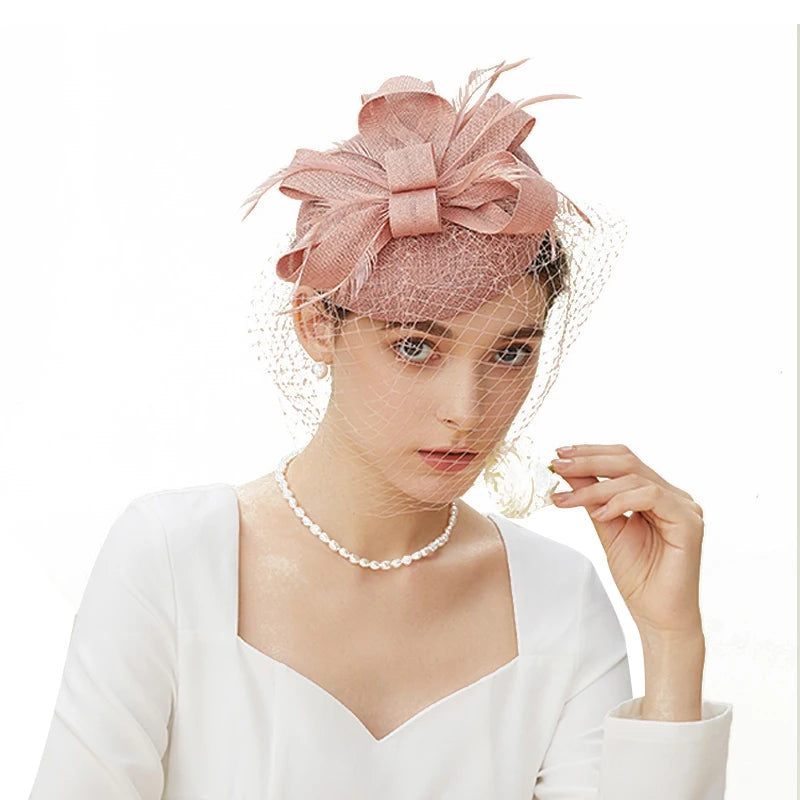 chapeau rose vintage parisienne