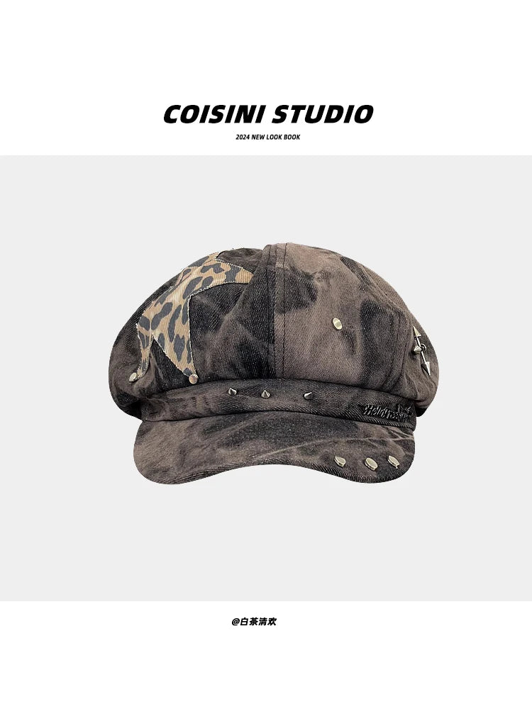 chapeau beret personnalisé vintage