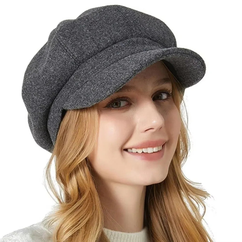 chapeau beret femme hiver vintage