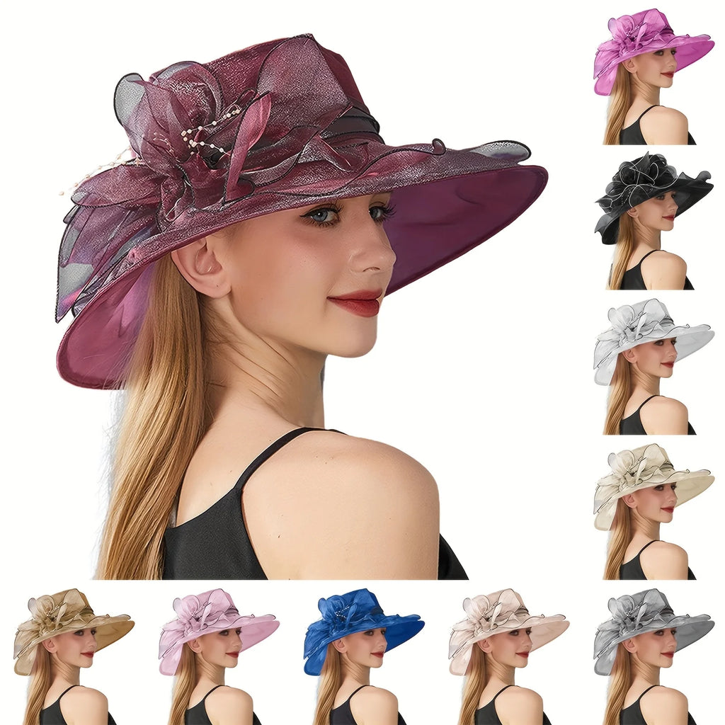 organdi chapeau vintage