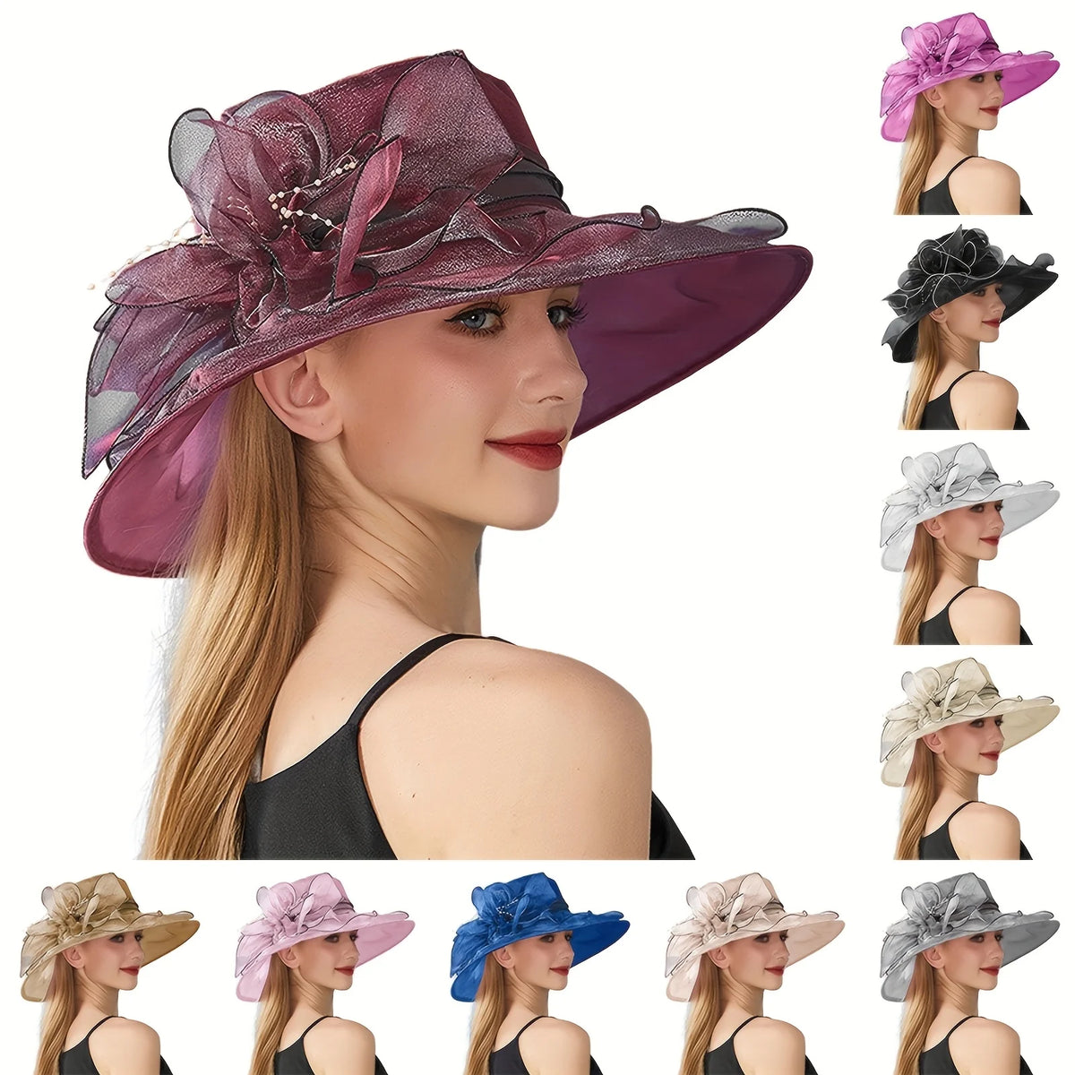 organdi chapeau vintage