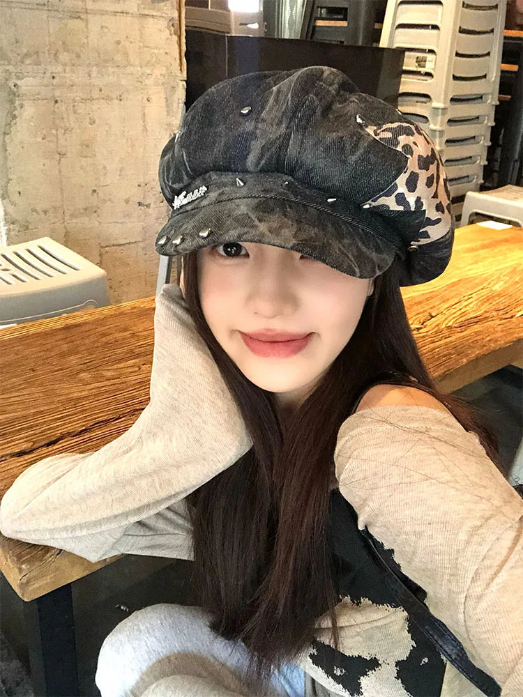 chapeau beret personnalisé vintage