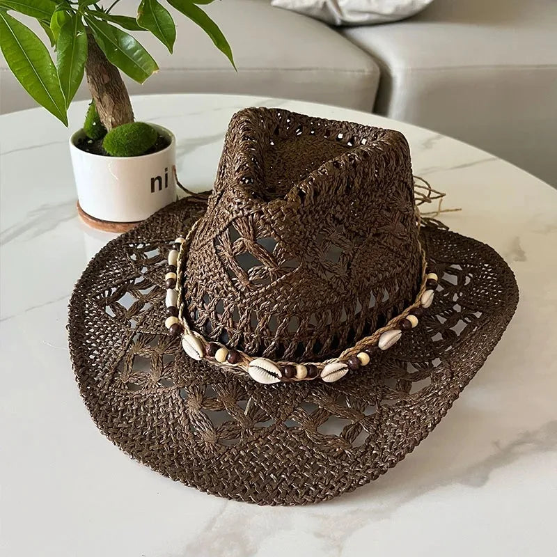 chapeau de paille boheme vintage