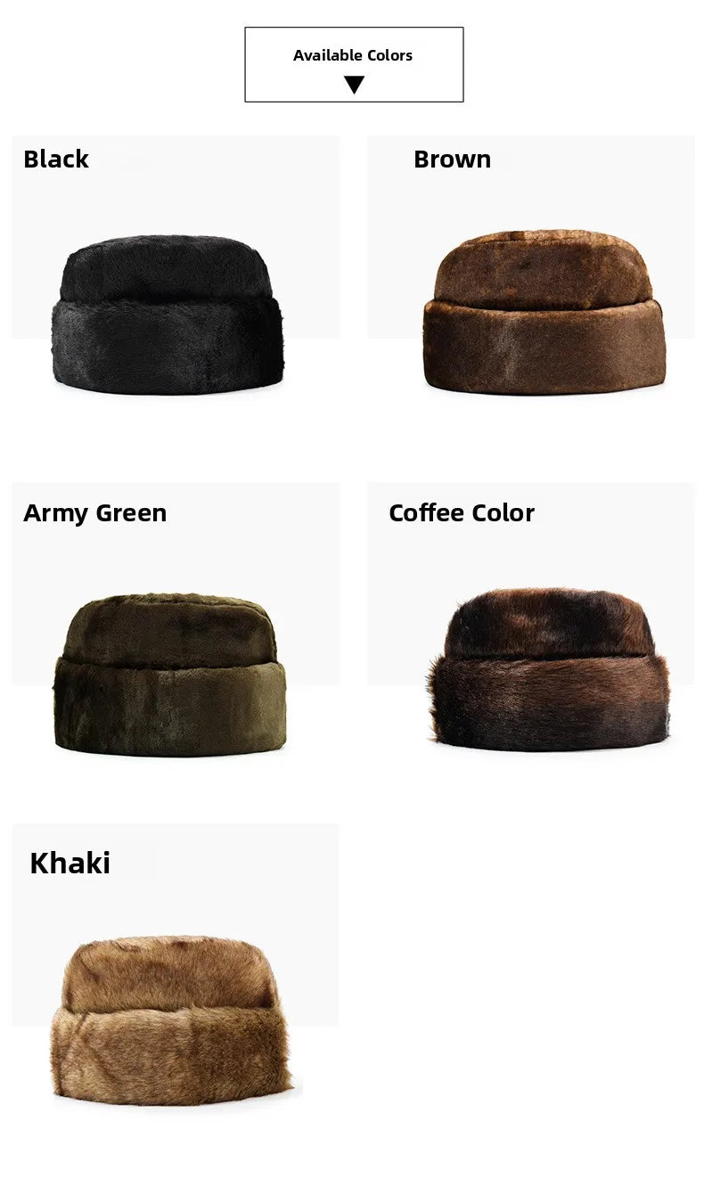 chapeau vintage astrakan
