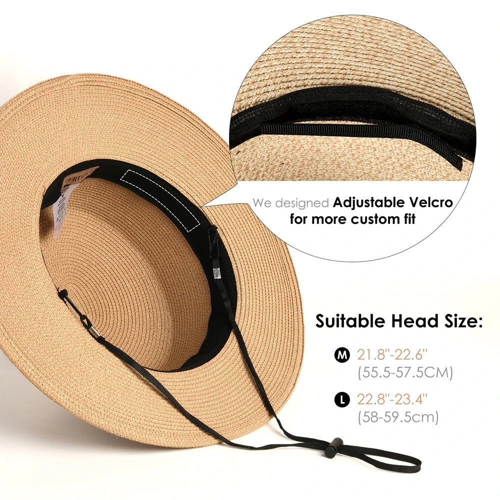 chapeau de paille beige vintage