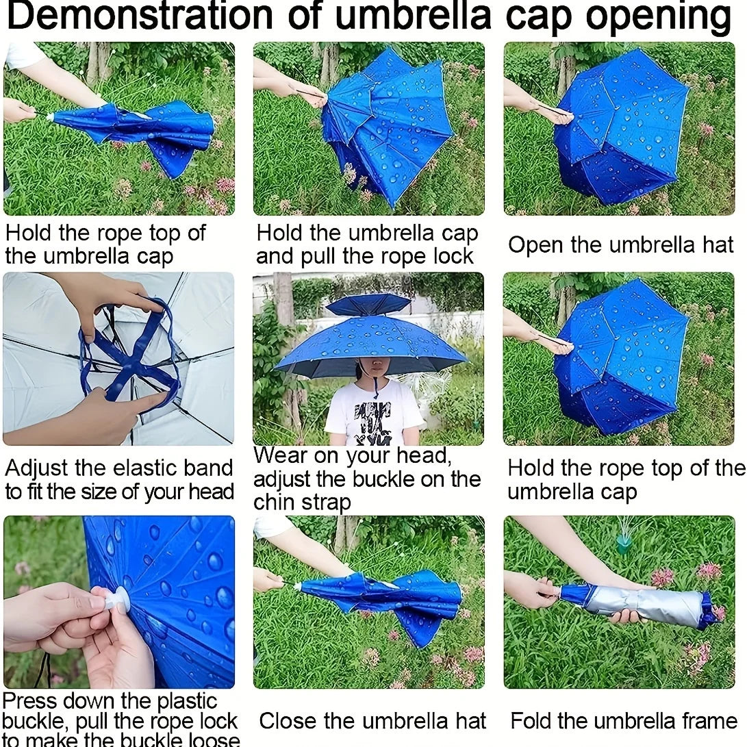 chapeau et parapluie