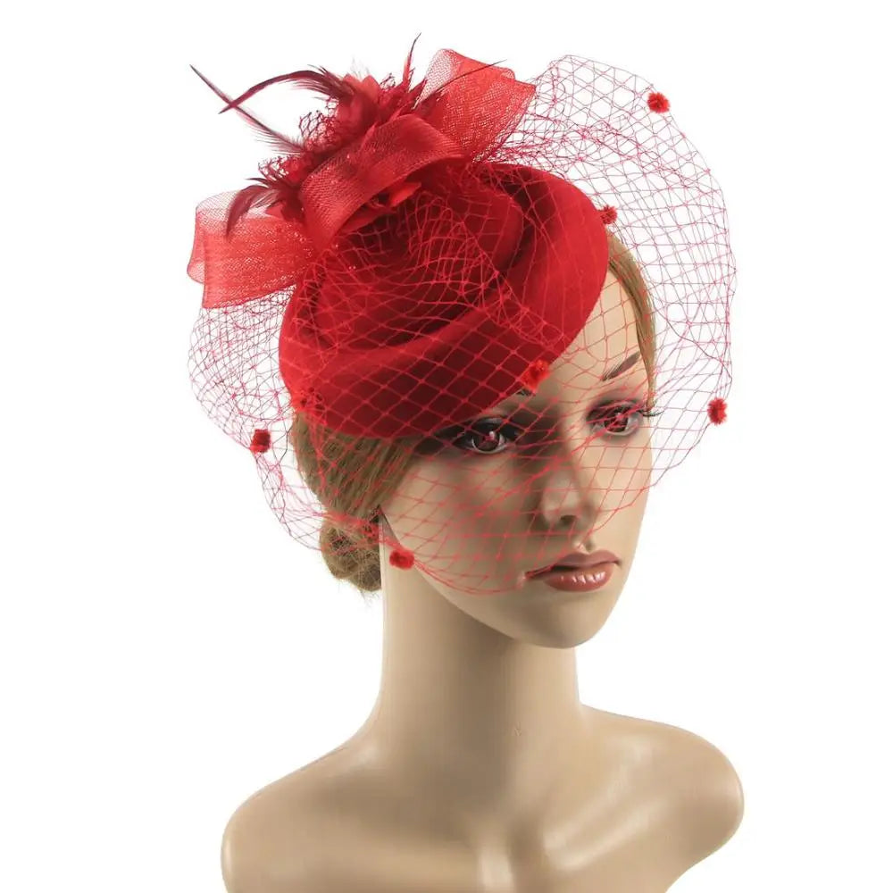 chapeau pin up vintage bleu marine