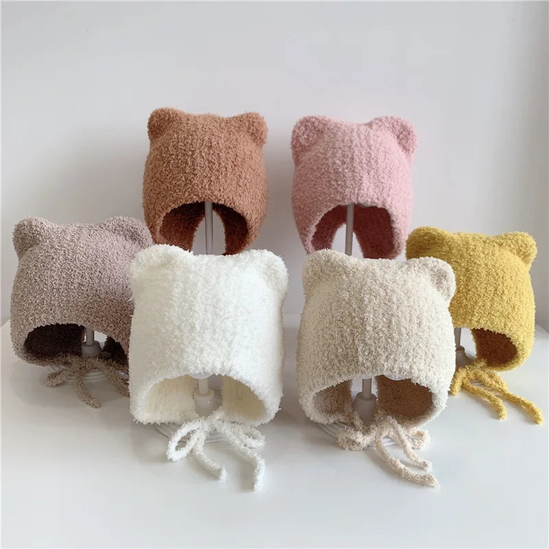 chapeau bébé vintage tricot