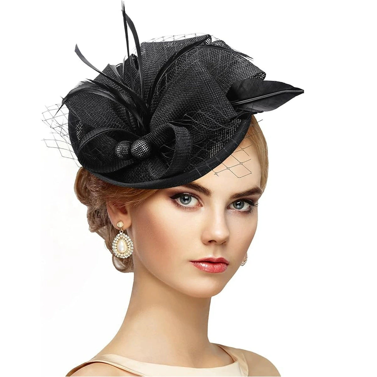 chapeau bib autrichien vintage femme vert