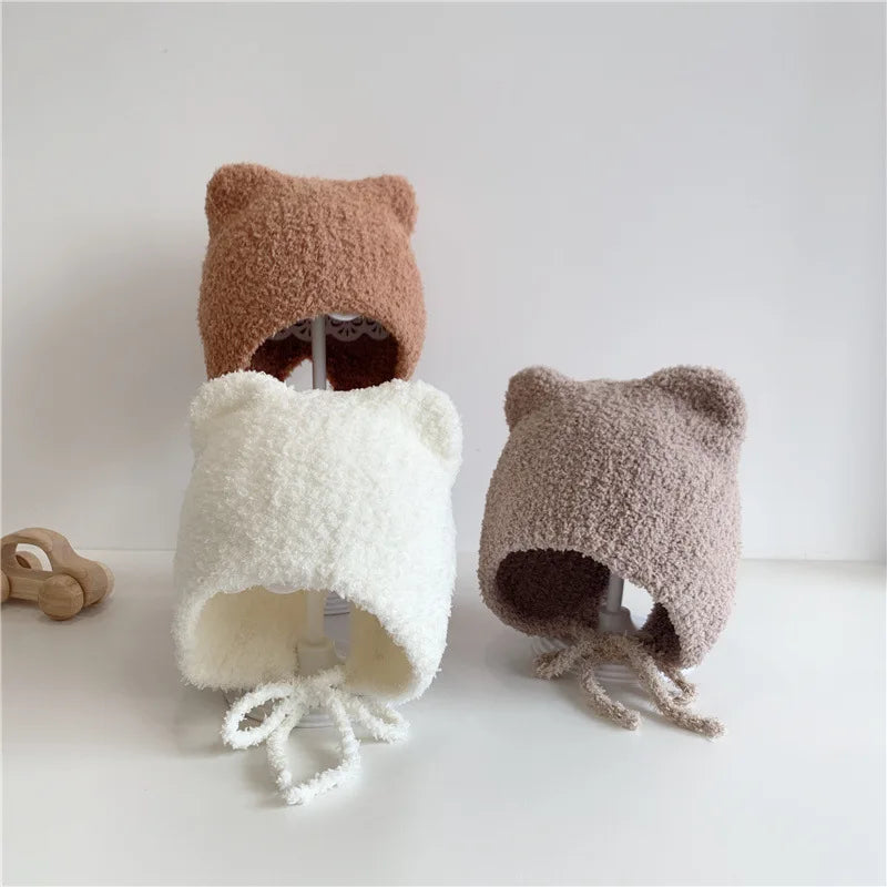 chapeau bébé vintage tricot