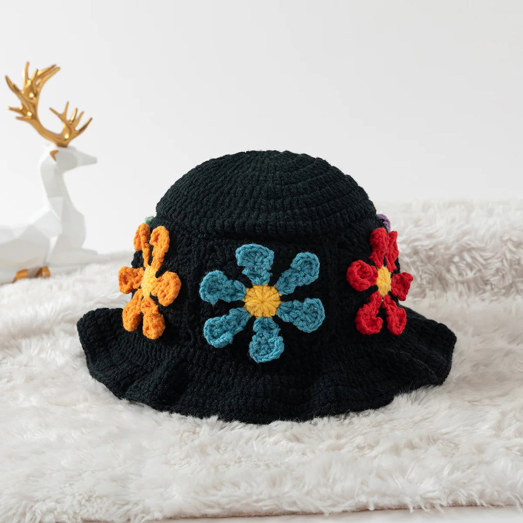 chapeau vintage à tricoter pour petite fille