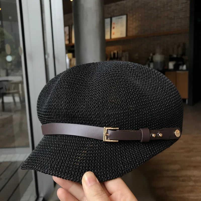 chapeau casquette octogonale