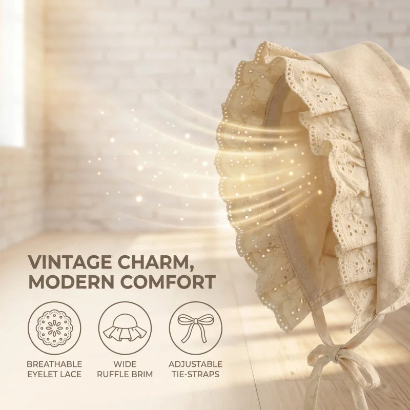bonnet vintage bebe