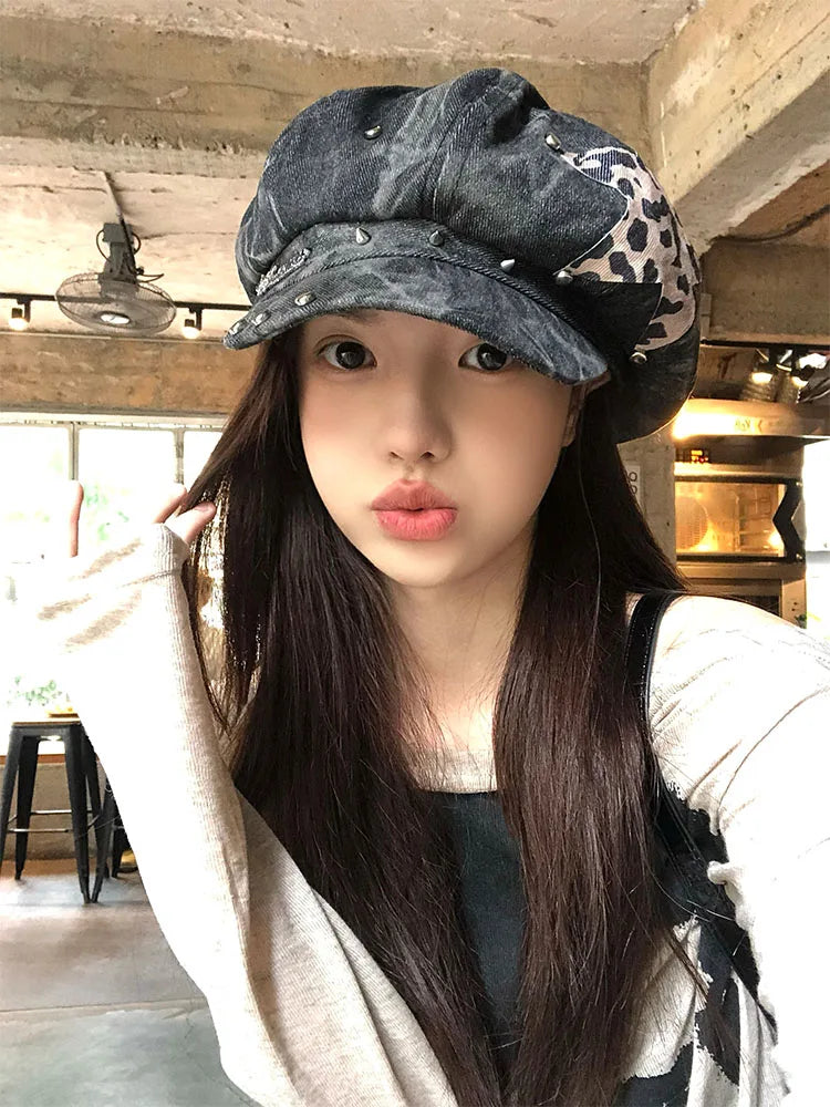chapeau beret personnalisé vintage