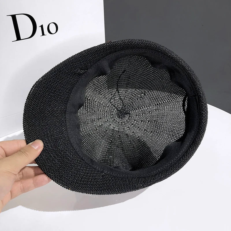 chapeau casquette octogonale