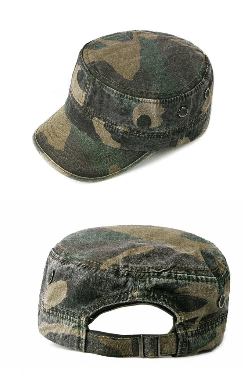 chapeau camouflage vintage