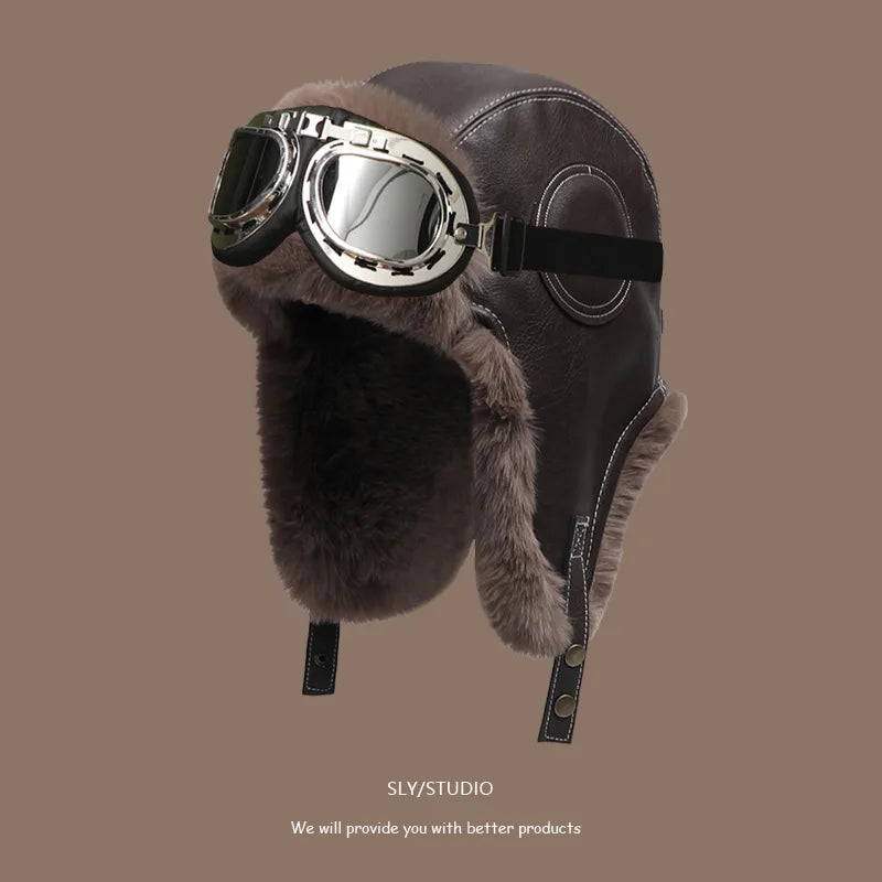 chapeau aviateur vintage