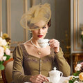 chapeau voilette année 50