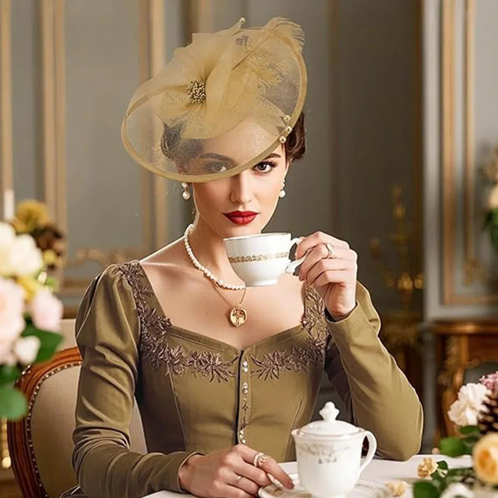 chapeau voilette année 50