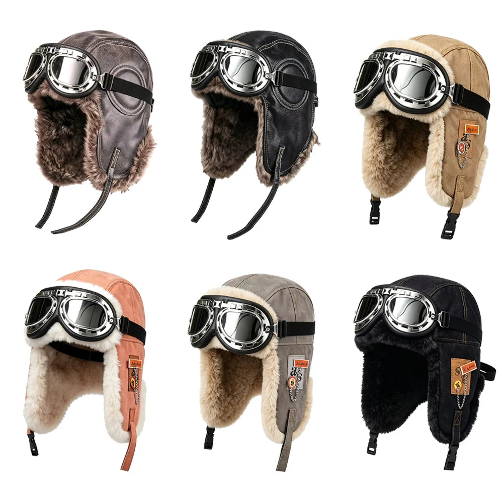 chapeau aviateur vintage