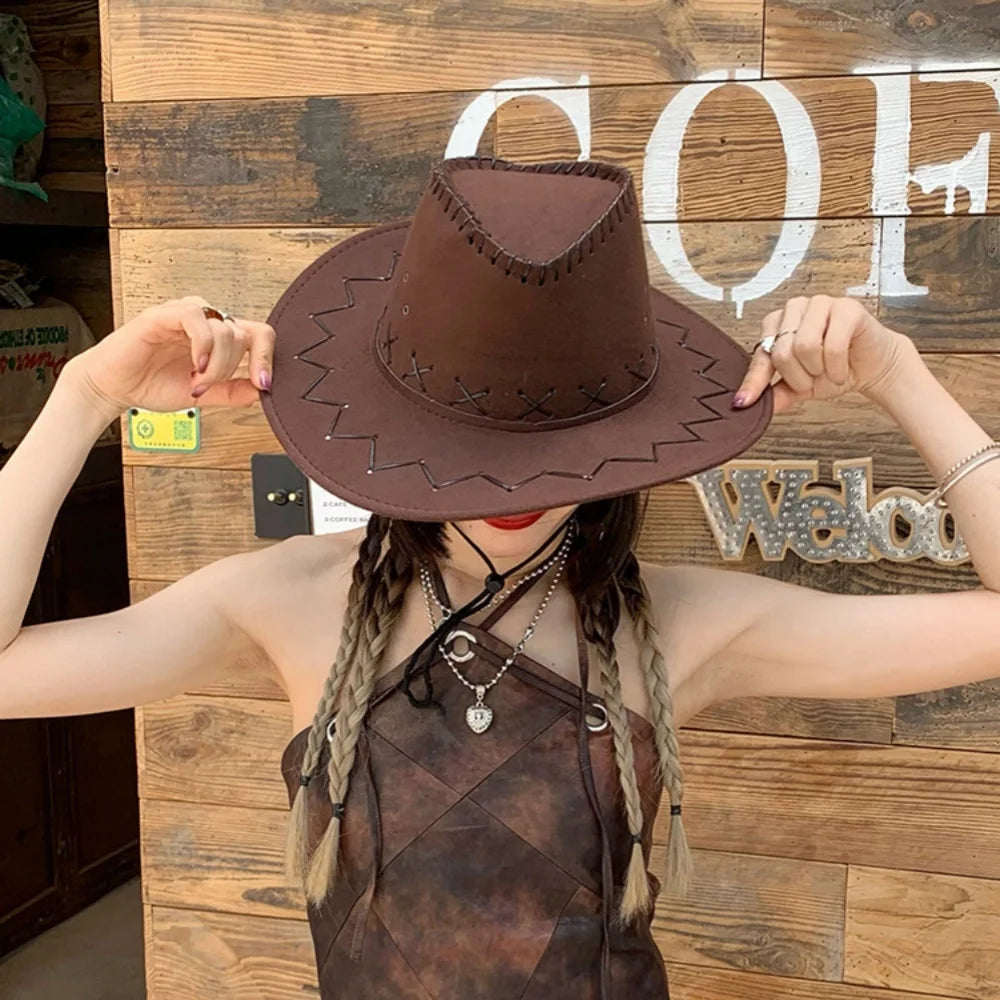 chapeau meo vintage daim