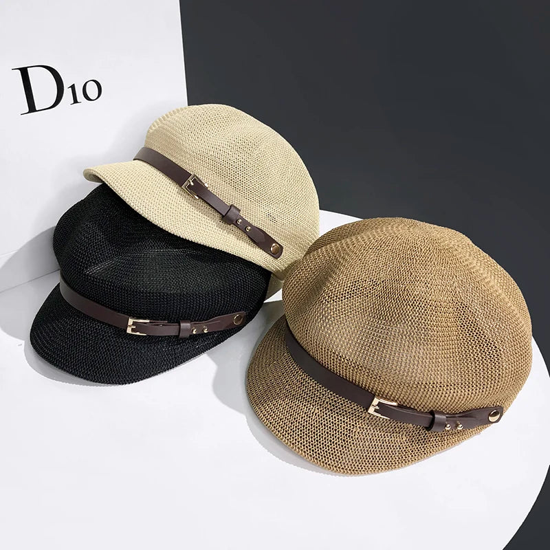 chapeau casquette octogonale